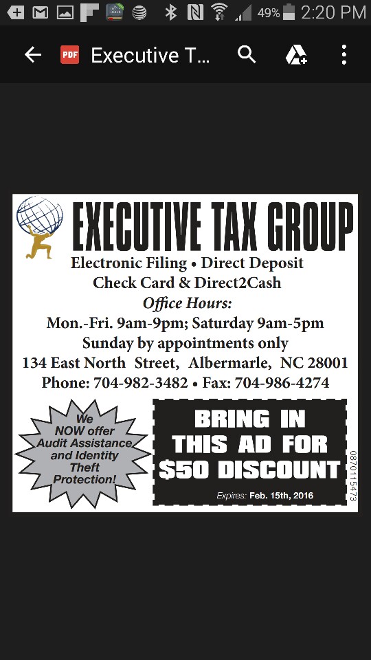Executive Tax Group